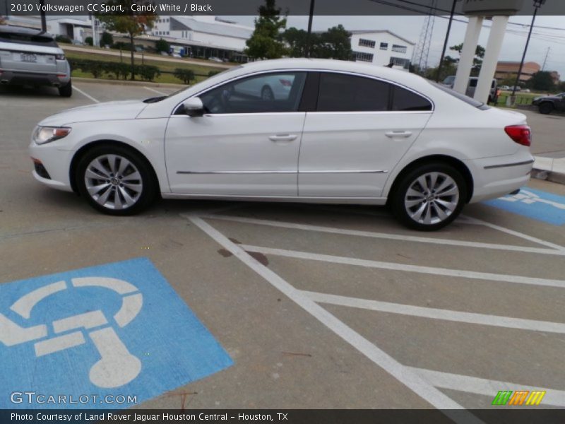 Candy White / Black 2010 Volkswagen CC Sport