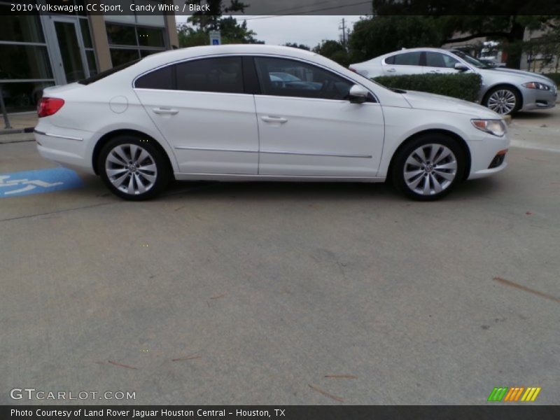 Candy White / Black 2010 Volkswagen CC Sport