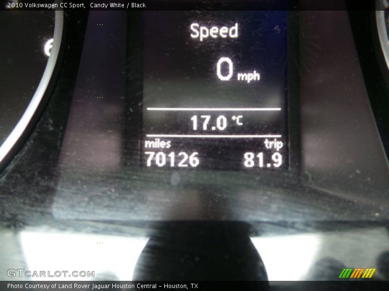 Candy White / Black 2010 Volkswagen CC Sport