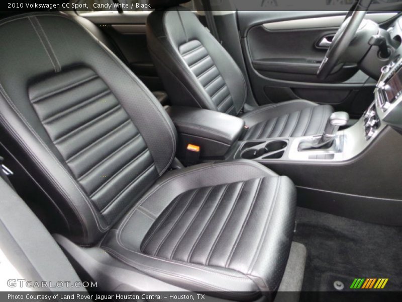 Candy White / Black 2010 Volkswagen CC Sport