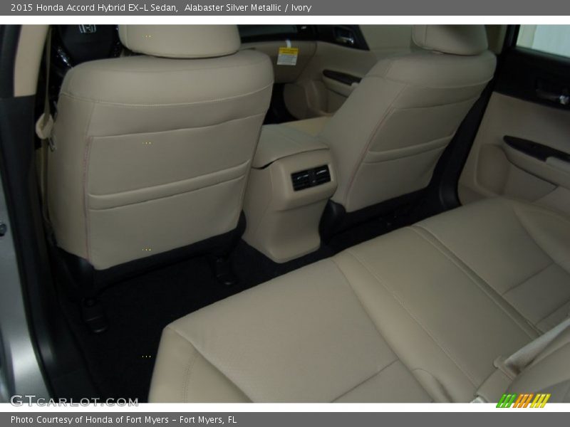 Alabaster Silver Metallic / Ivory 2015 Honda Accord Hybrid EX-L Sedan