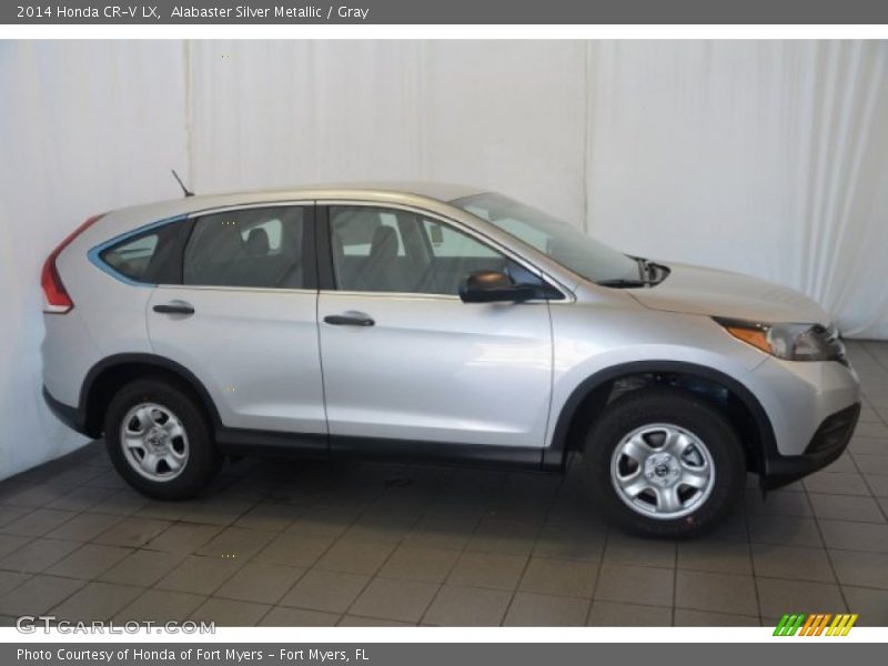 Alabaster Silver Metallic / Gray 2014 Honda CR-V LX