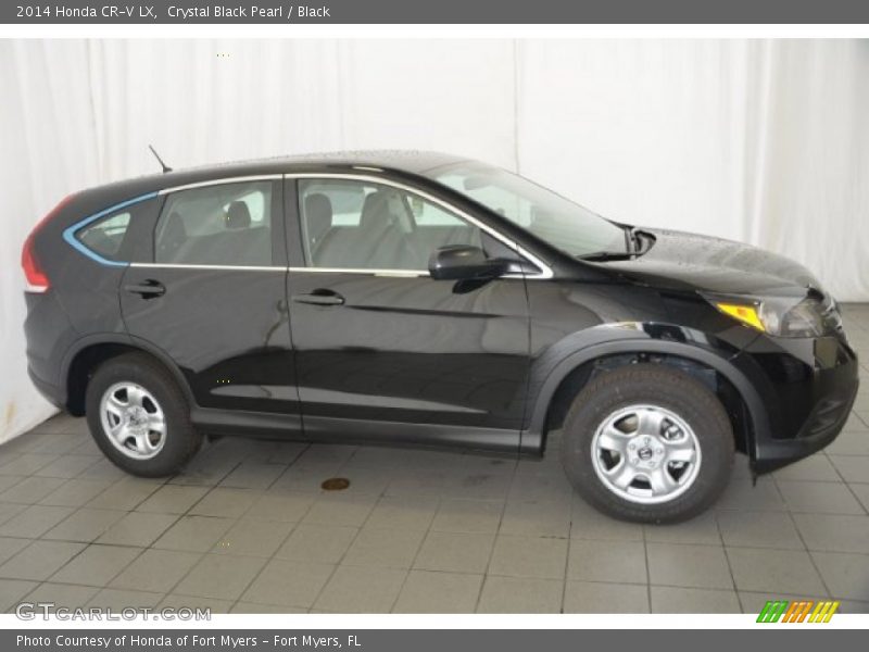 Crystal Black Pearl / Black 2014 Honda CR-V LX