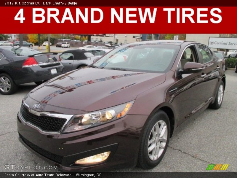 Dark Cherry / Beige 2012 Kia Optima LX