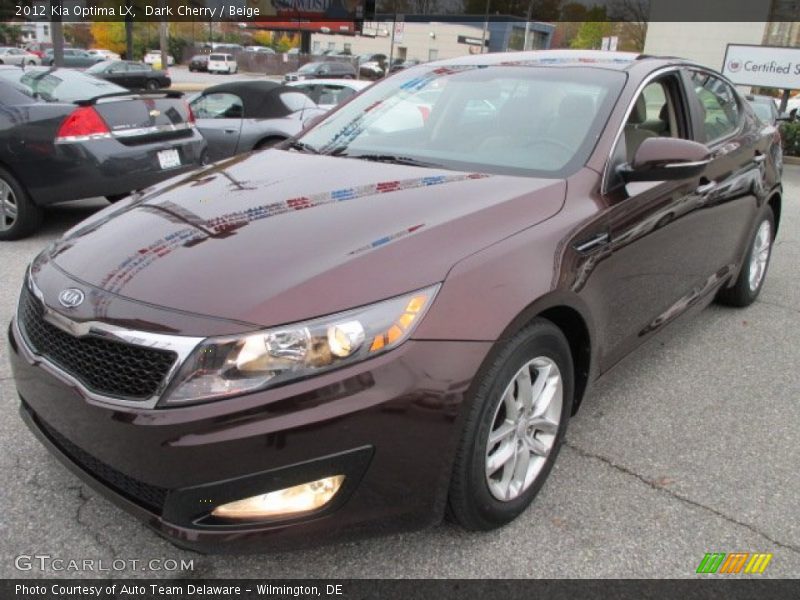 Dark Cherry / Beige 2012 Kia Optima LX