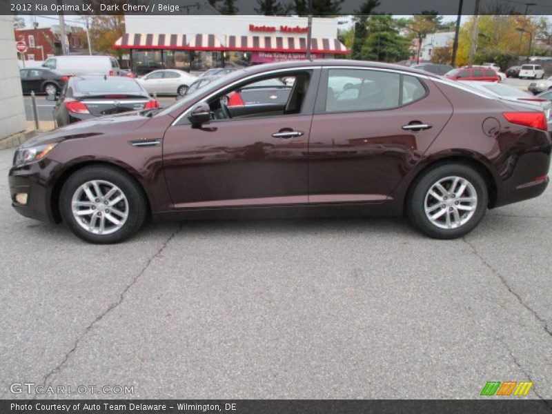 Dark Cherry / Beige 2012 Kia Optima LX