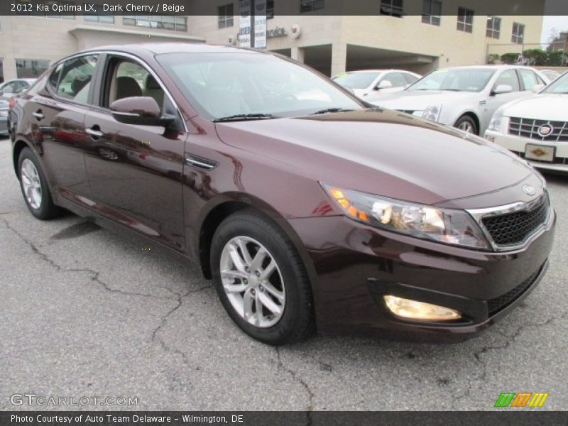 Dark Cherry / Beige 2012 Kia Optima LX