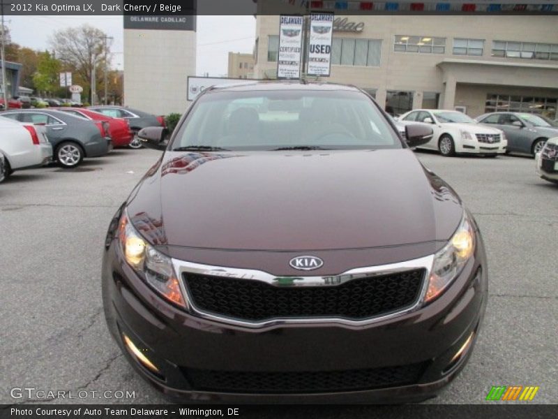 Dark Cherry / Beige 2012 Kia Optima LX