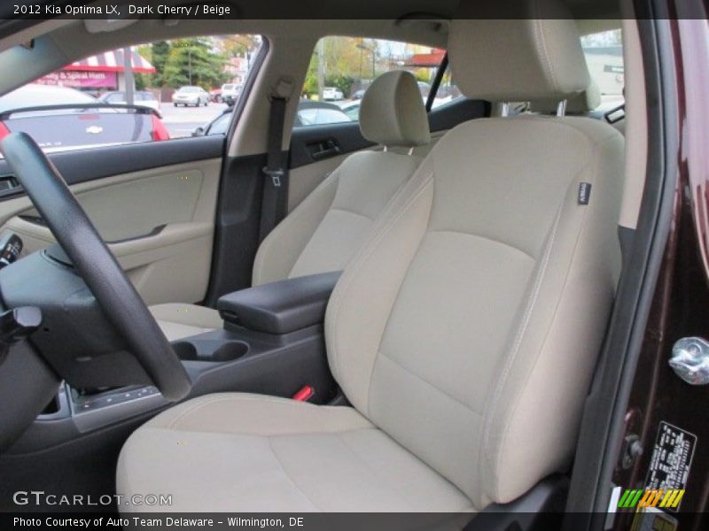 Dark Cherry / Beige 2012 Kia Optima LX