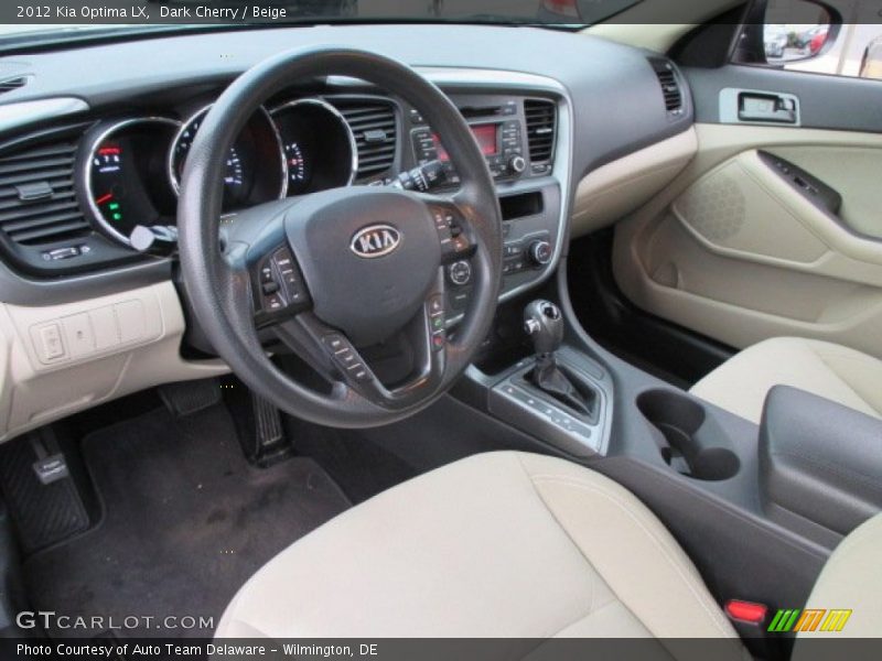 Dark Cherry / Beige 2012 Kia Optima LX