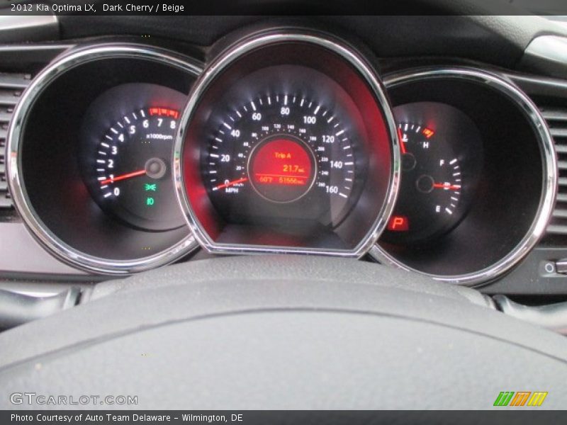 Dark Cherry / Beige 2012 Kia Optima LX