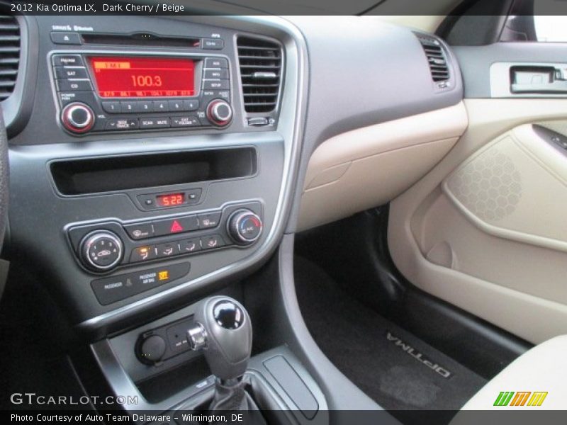 Dark Cherry / Beige 2012 Kia Optima LX