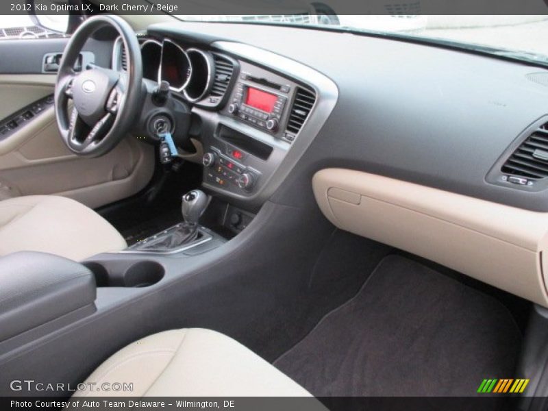 Dark Cherry / Beige 2012 Kia Optima LX