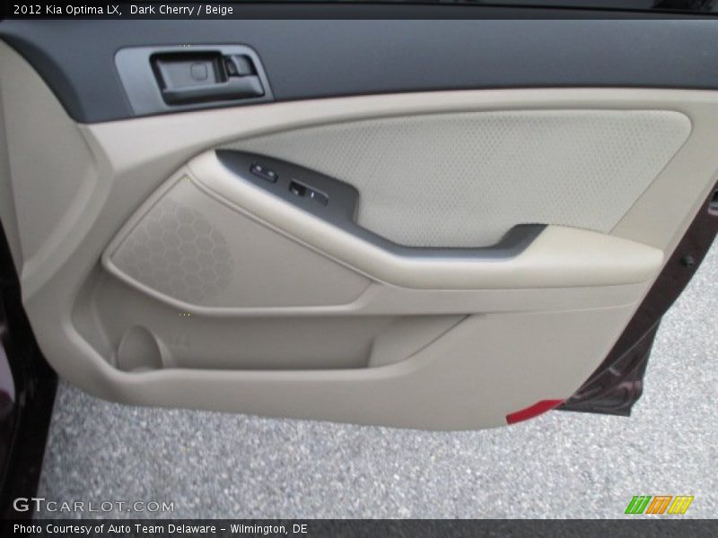 Dark Cherry / Beige 2012 Kia Optima LX
