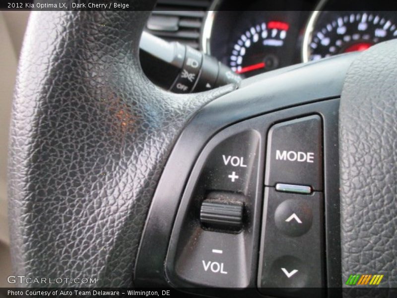 Dark Cherry / Beige 2012 Kia Optima LX