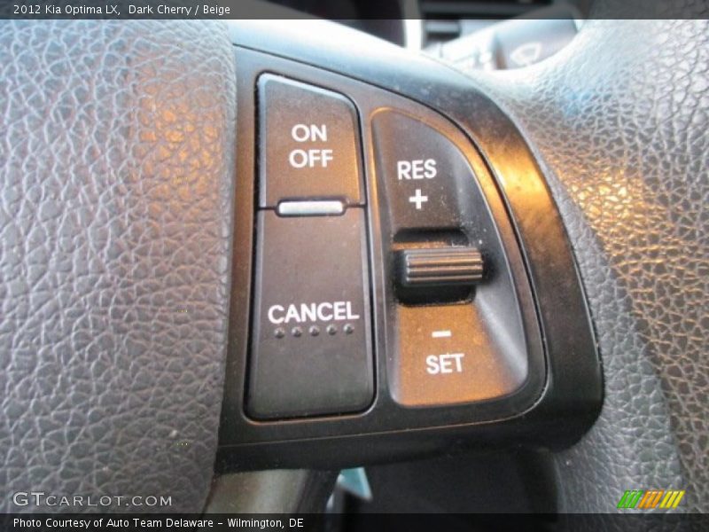 Dark Cherry / Beige 2012 Kia Optima LX