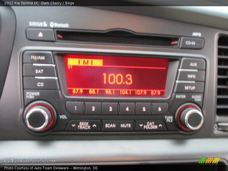 Dark Cherry / Beige 2012 Kia Optima LX