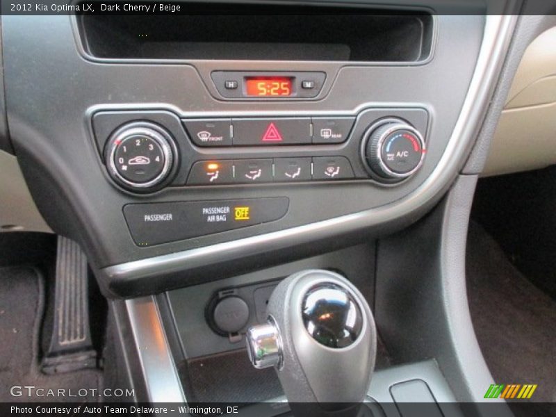 Dark Cherry / Beige 2012 Kia Optima LX