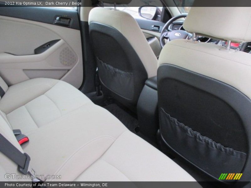 Dark Cherry / Beige 2012 Kia Optima LX