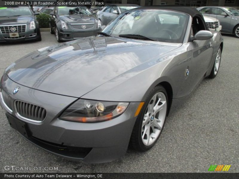 Space Grey Metallic / Black 2008 BMW Z4 3.0i Roadster