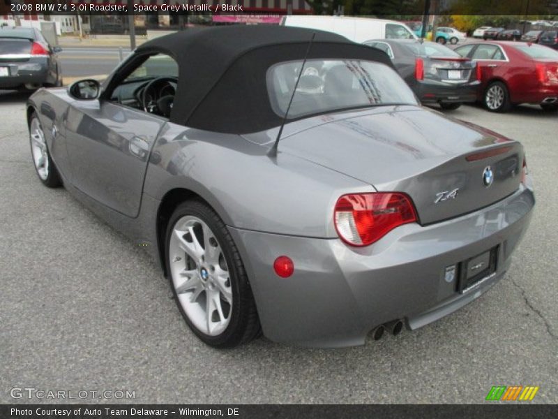 Space Grey Metallic / Black 2008 BMW Z4 3.0i Roadster