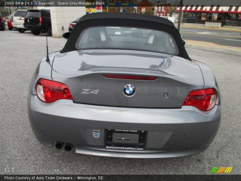 Space Grey Metallic / Black 2008 BMW Z4 3.0i Roadster