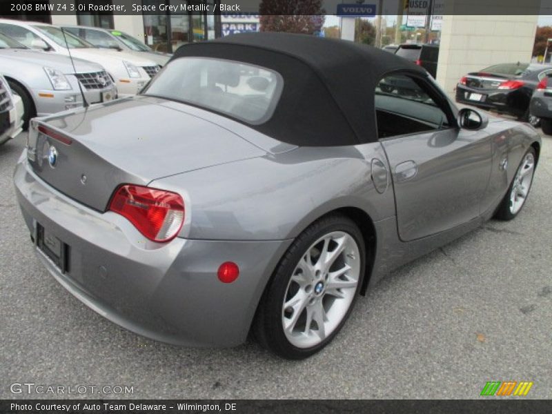 Space Grey Metallic / Black 2008 BMW Z4 3.0i Roadster