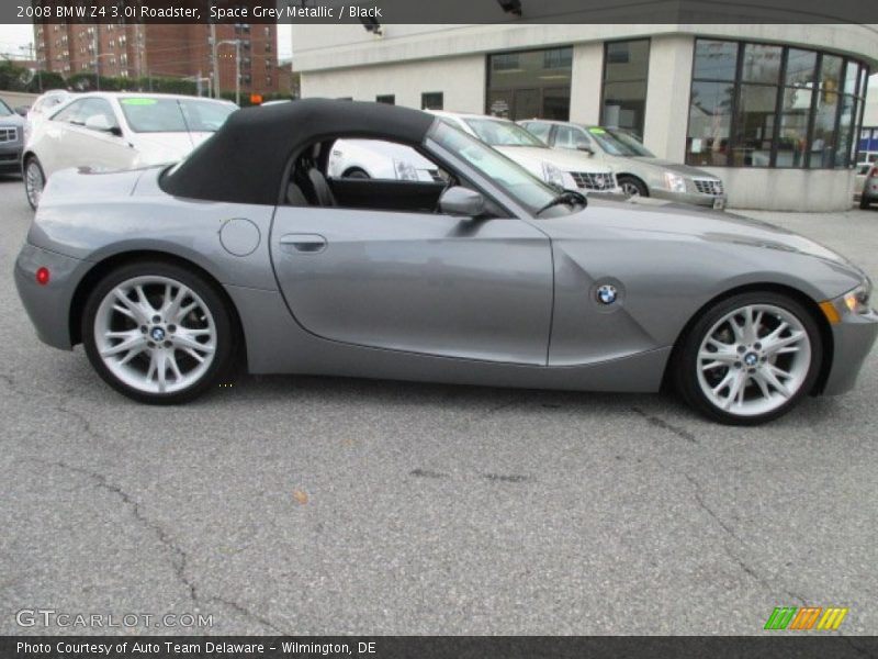 Space Grey Metallic / Black 2008 BMW Z4 3.0i Roadster