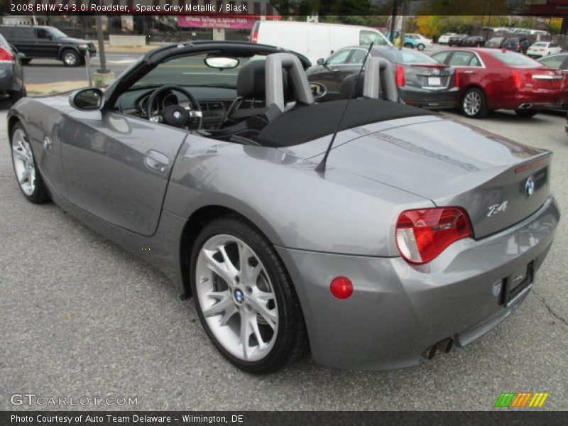 Space Grey Metallic / Black 2008 BMW Z4 3.0i Roadster