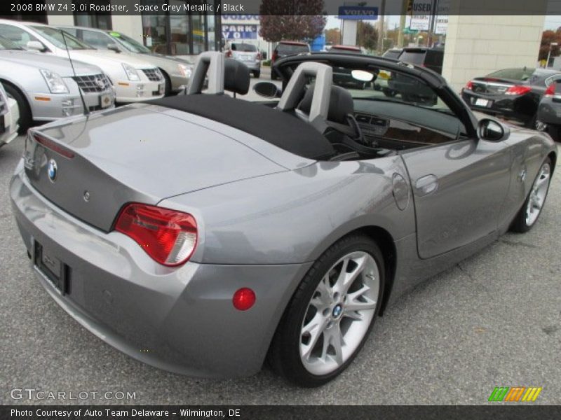 Space Grey Metallic / Black 2008 BMW Z4 3.0i Roadster