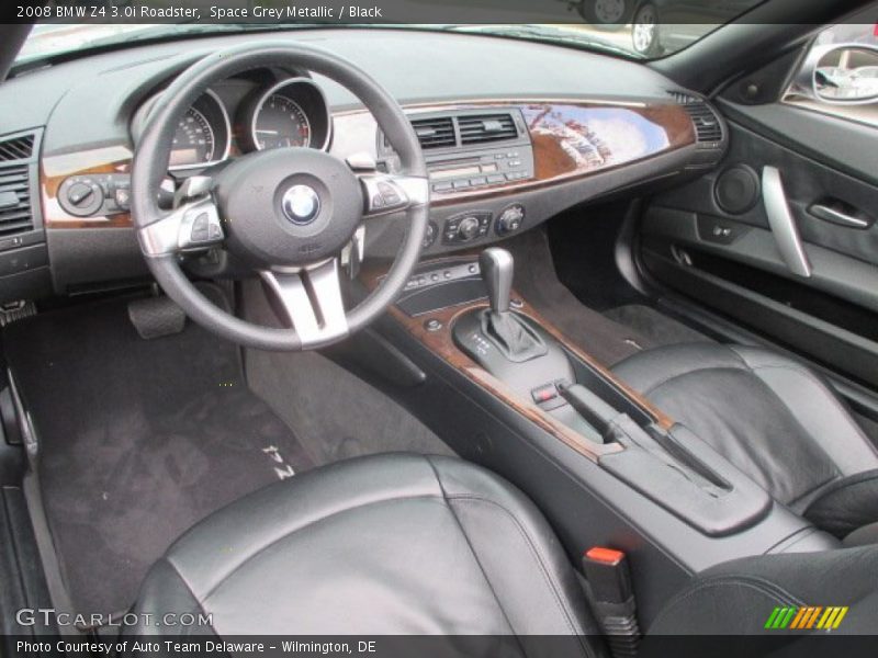 Space Grey Metallic / Black 2008 BMW Z4 3.0i Roadster