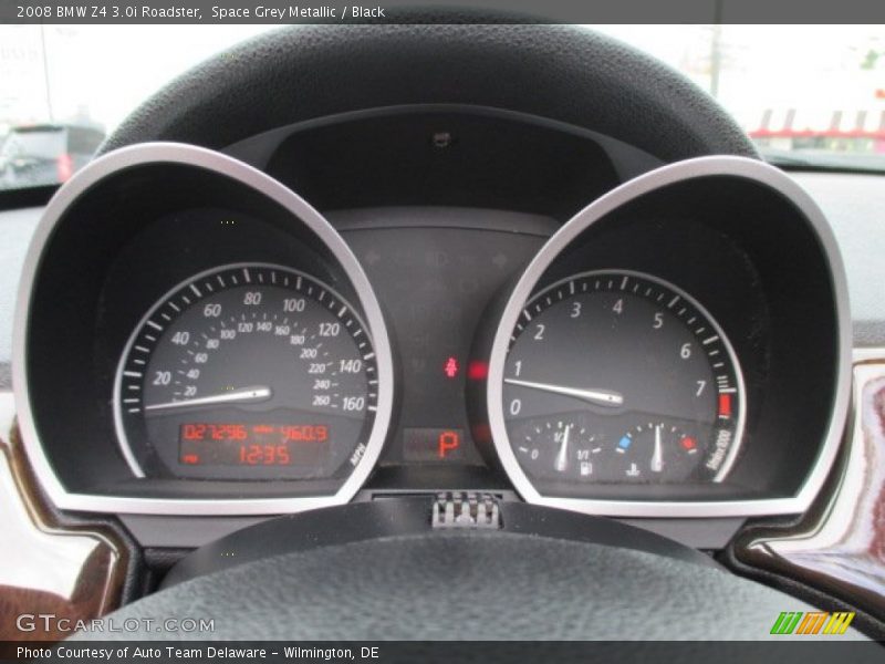 Space Grey Metallic / Black 2008 BMW Z4 3.0i Roadster