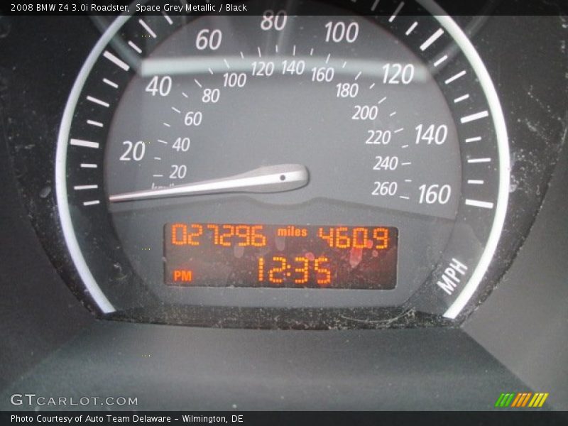 Space Grey Metallic / Black 2008 BMW Z4 3.0i Roadster