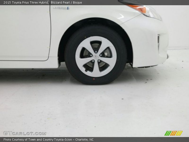 Blizzard Pearl / Bisque 2015 Toyota Prius Three Hybrid