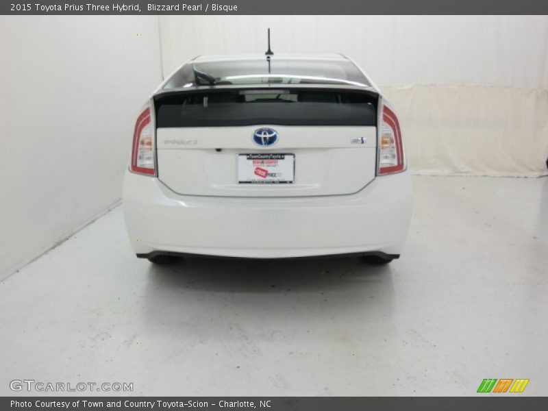 Blizzard Pearl / Bisque 2015 Toyota Prius Three Hybrid
