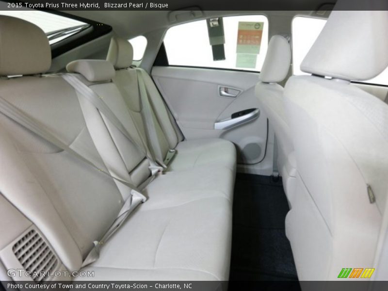 Blizzard Pearl / Bisque 2015 Toyota Prius Three Hybrid
