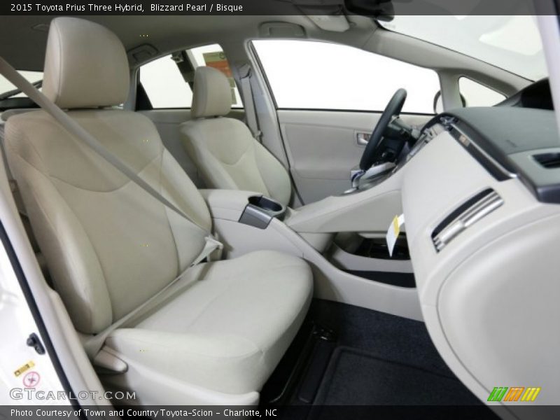 Blizzard Pearl / Bisque 2015 Toyota Prius Three Hybrid