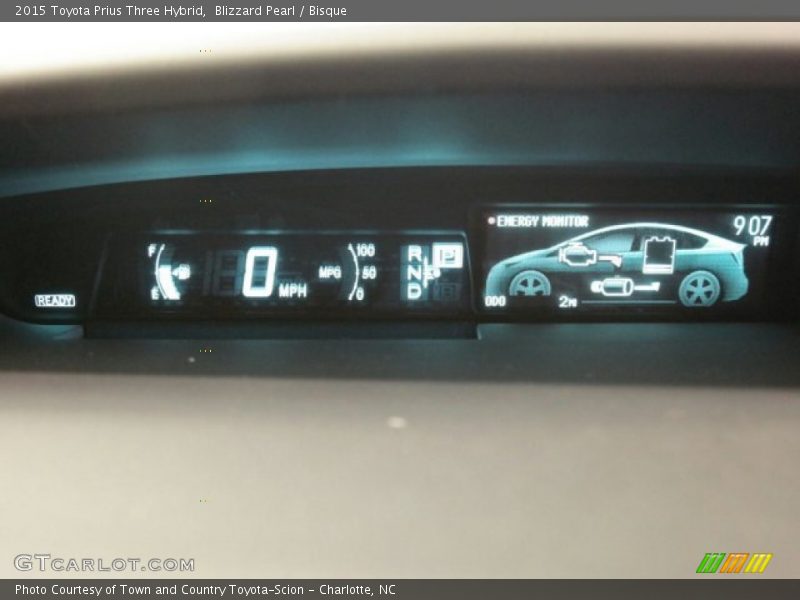 Blizzard Pearl / Bisque 2015 Toyota Prius Three Hybrid