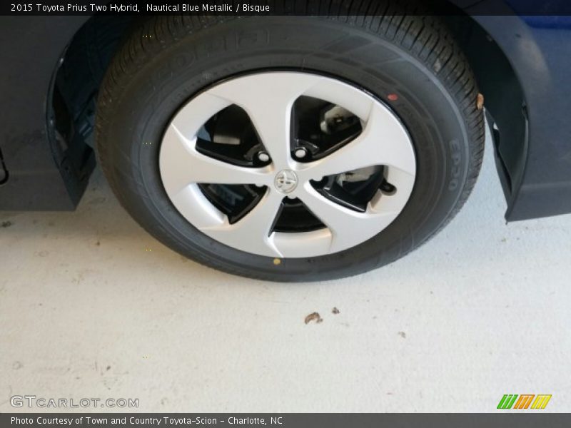 Nautical Blue Metallic / Bisque 2015 Toyota Prius Two Hybrid