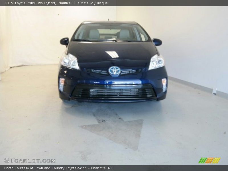 Nautical Blue Metallic / Bisque 2015 Toyota Prius Two Hybrid