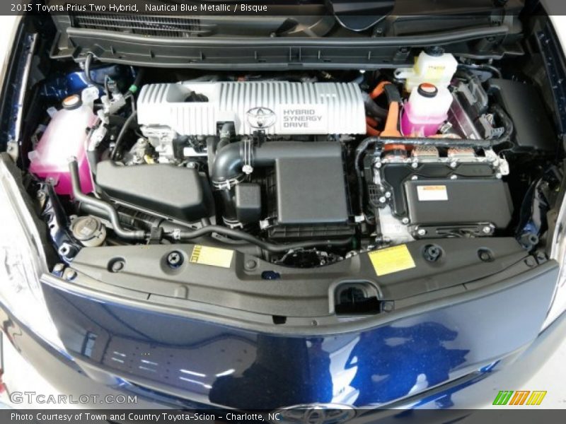 Nautical Blue Metallic / Bisque 2015 Toyota Prius Two Hybrid