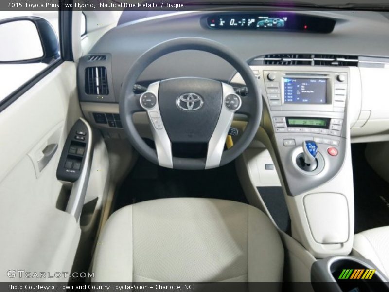 Nautical Blue Metallic / Bisque 2015 Toyota Prius Two Hybrid
