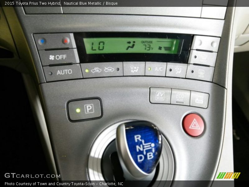 Nautical Blue Metallic / Bisque 2015 Toyota Prius Two Hybrid