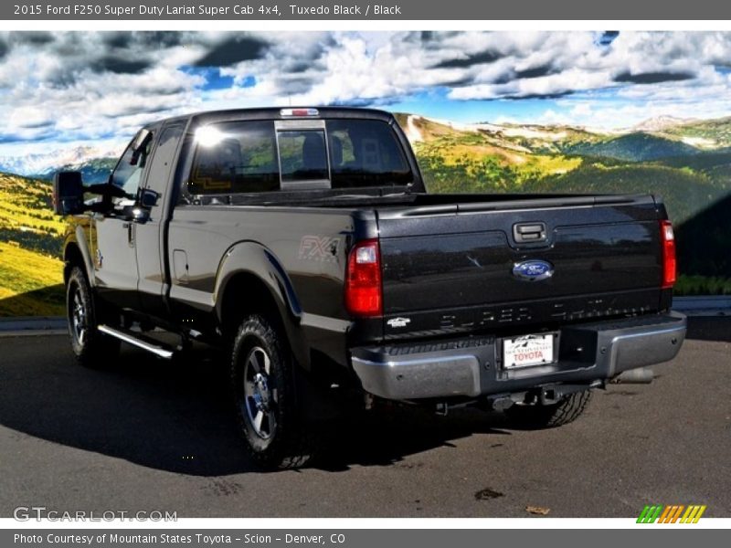 Tuxedo Black / Black 2015 Ford F250 Super Duty Lariat Super Cab 4x4