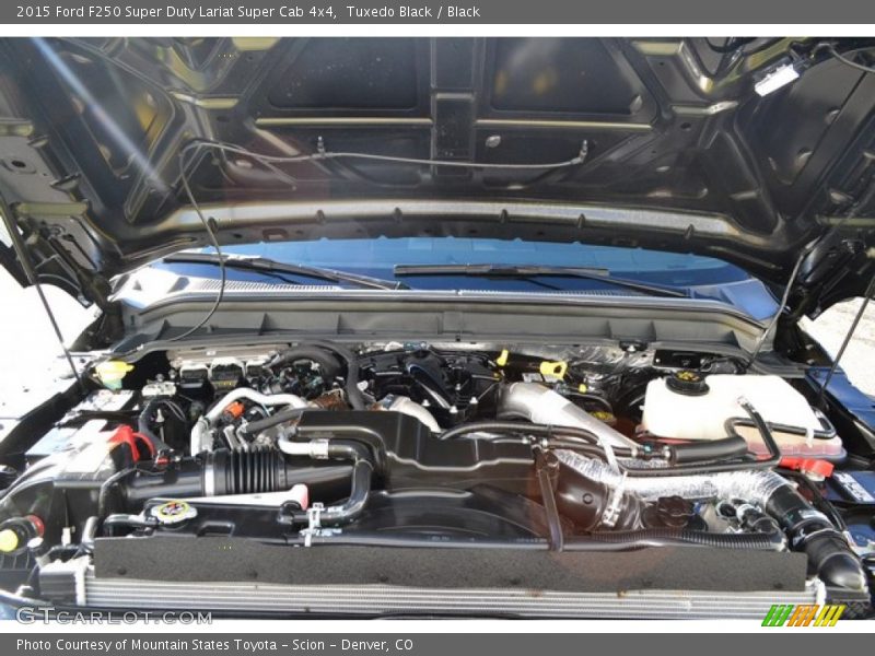 Tuxedo Black / Black 2015 Ford F250 Super Duty Lariat Super Cab 4x4