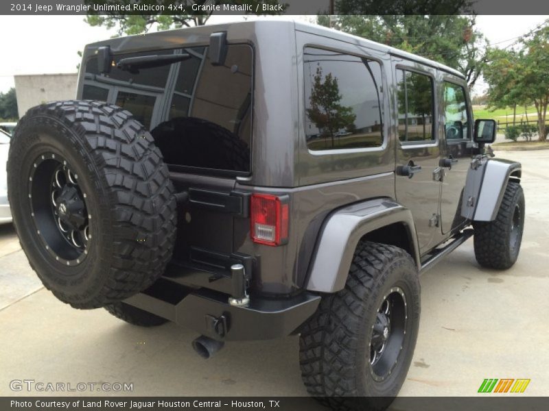 Granite Metallic / Black 2014 Jeep Wrangler Unlimited Rubicon 4x4