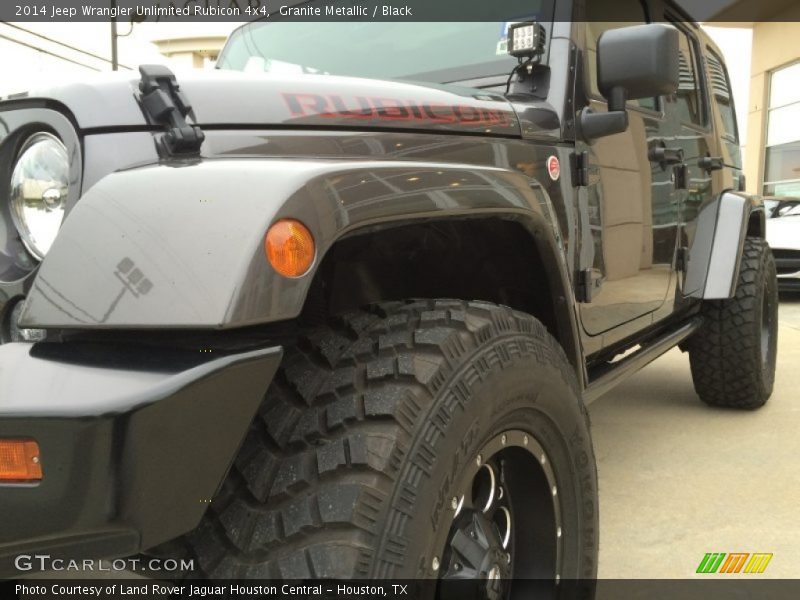 Granite Metallic / Black 2014 Jeep Wrangler Unlimited Rubicon 4x4
