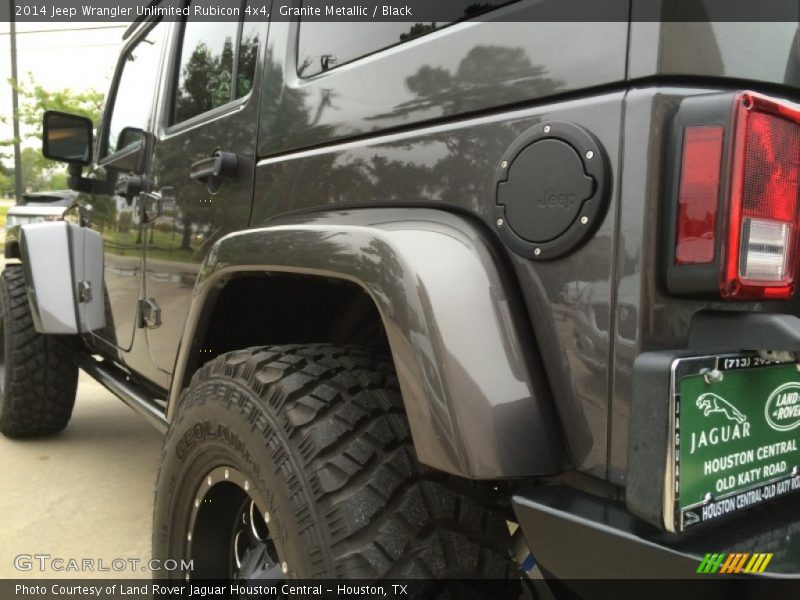 Granite Metallic / Black 2014 Jeep Wrangler Unlimited Rubicon 4x4