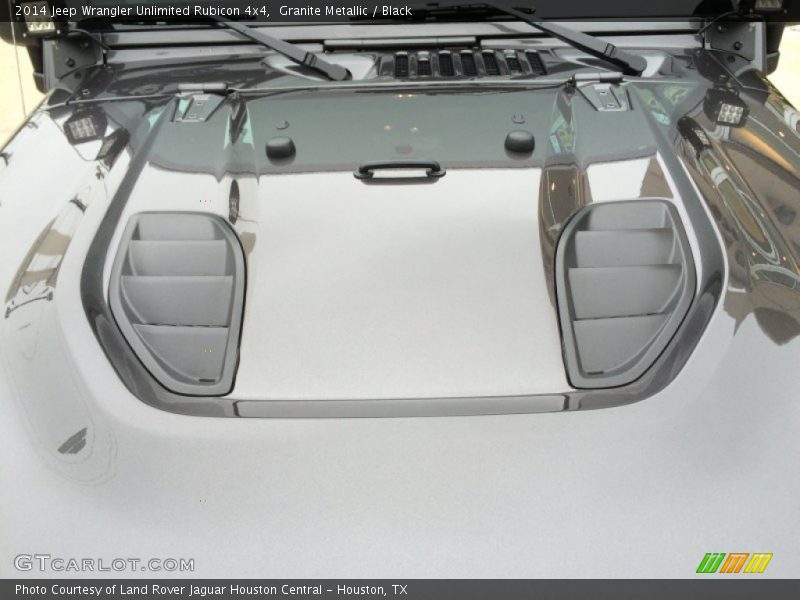 Granite Metallic / Black 2014 Jeep Wrangler Unlimited Rubicon 4x4