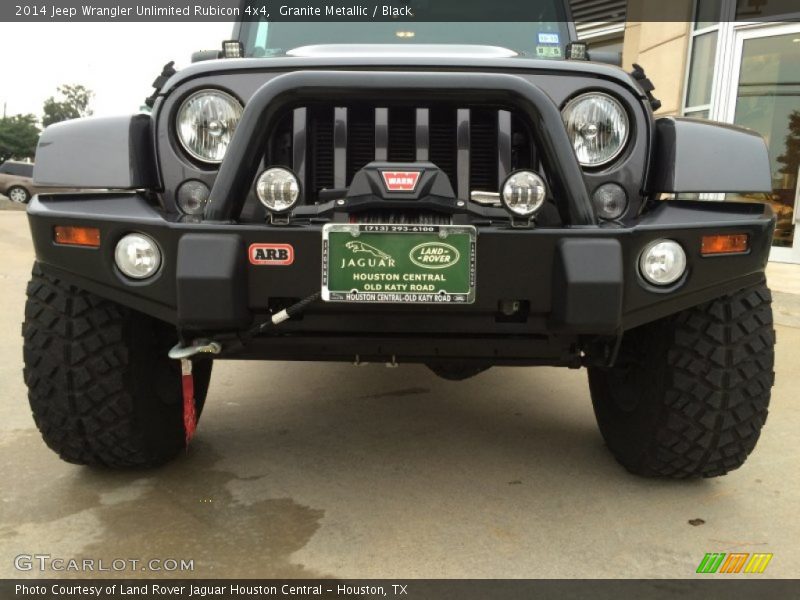 Granite Metallic / Black 2014 Jeep Wrangler Unlimited Rubicon 4x4